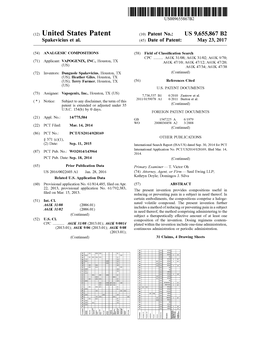 (12) United States Patent (10) Patent No.: US 9,655,867 B2 Spakevicius Et Al