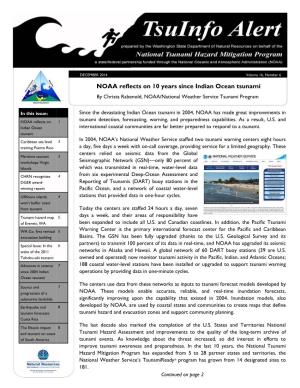 NOAA Reflects on 10 Years Since Indian Ocean Tsunami by Christa Rabenold, NOAA/National Weather Service Tsunami Program