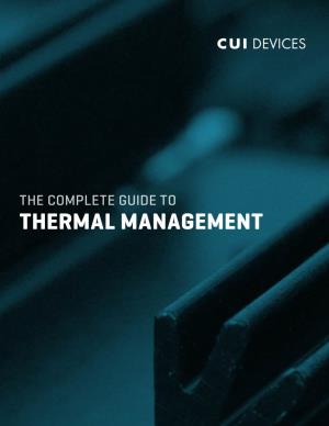 The Complete Guide to Thermal Management | CUI Devices