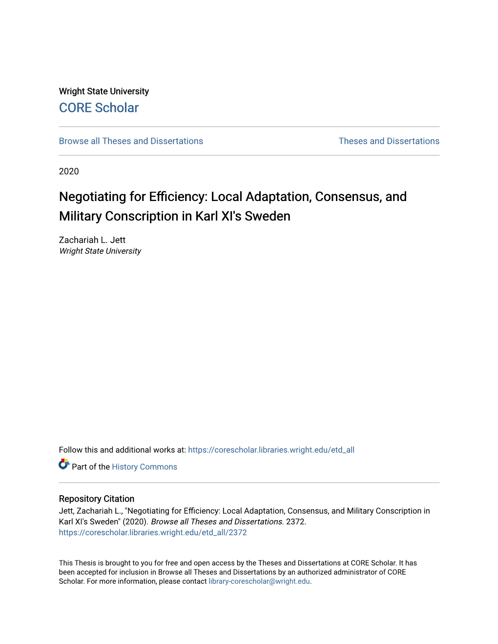 Local Adaptation, Consensus, and Military Conscription in Karl XI's Sweden