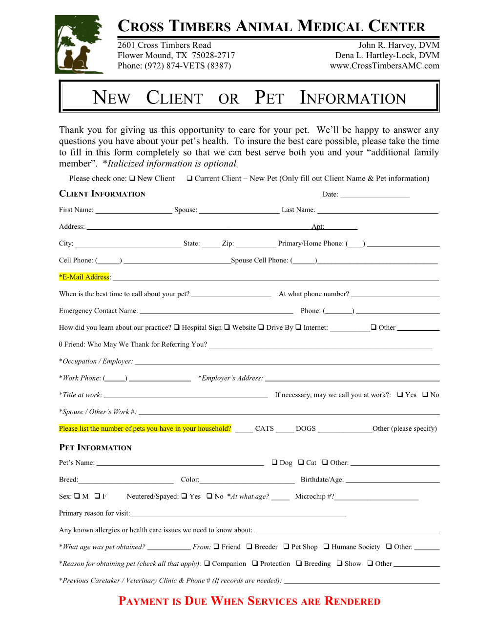 Spay / Neuter Verification