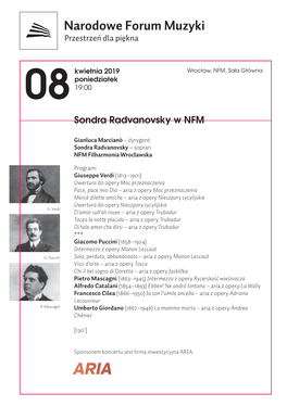 Sondra Radvanovsky W NFM