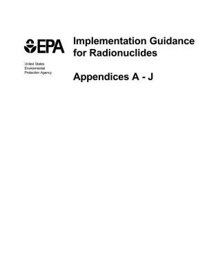 Implementation Guidance for Radionuclides Appendices A