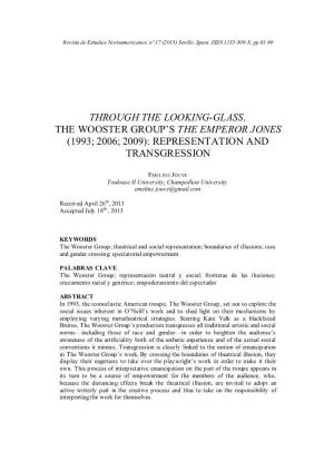 Through the Looking-Glass. the Wooster Group's the Emperor Jones