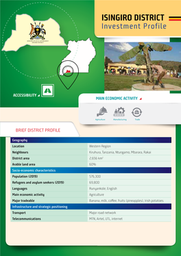 Isingiro District Profile