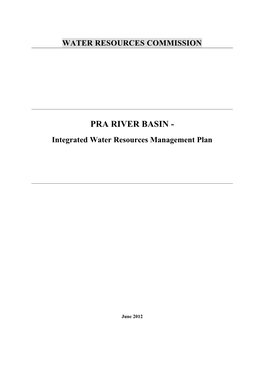 Pra Basin IWRM Plan
