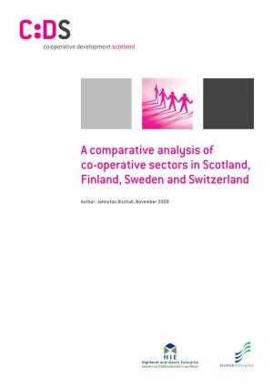 A Comparative Analysis of Co-Operative Sectors in Scotland, Finland, Sweden and Switzerland