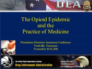 The Opioid Epidemic and the Practice of Legitimate Medicine