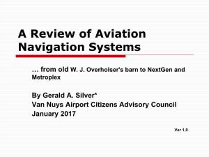 A Review of Aviation Navigation Systems