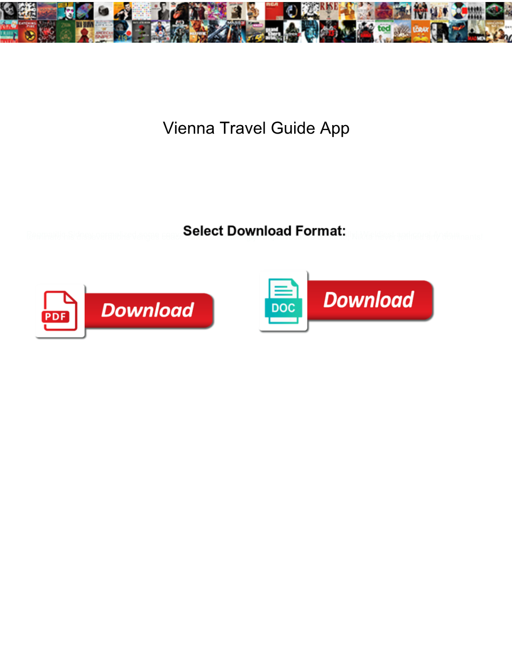 Vienna Travel Guide App