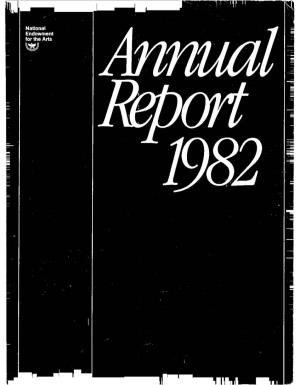 National Endowment for the Arts Annual Report 1982