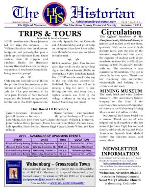 TRIPS & TOURS Circulation