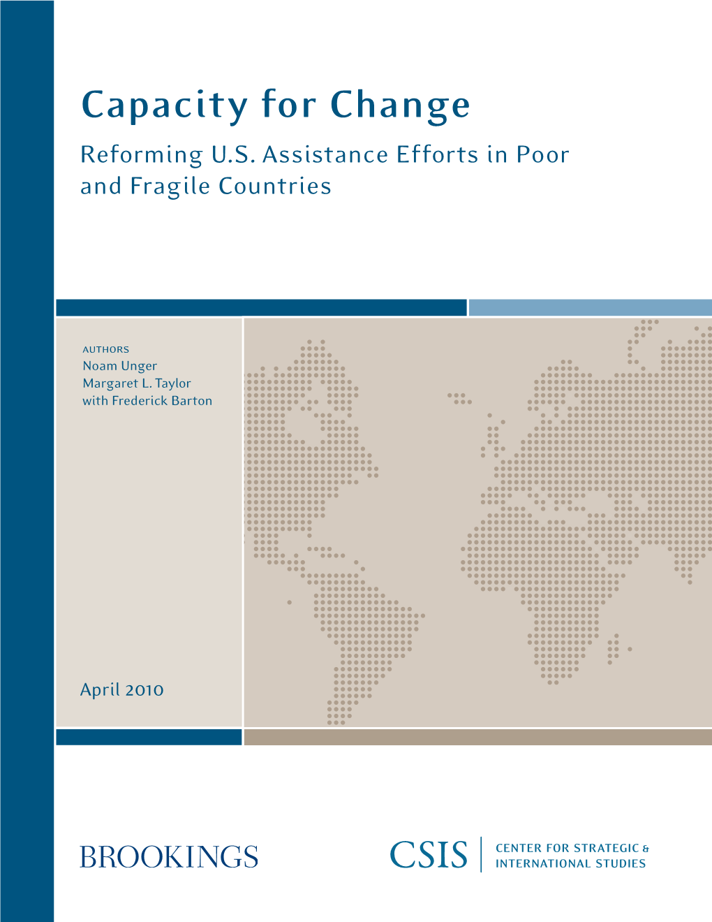 Capacity for Change Reforming U.S