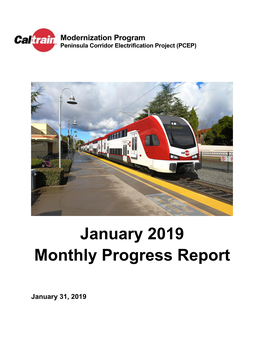 January 2019 Monthly Progress Report