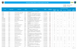 Enhanced Safety Station List by County for the Web