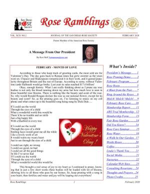 Rose Ramblings