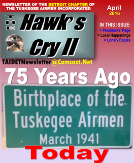 Taidetnewsletter@Comcast.Net TUSKEGEE AIRMEN CONTACT LISTING (OFFICERS-BOARD MEMBERS - 2012)
