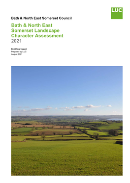 Bath & North East Somerset Landscape Character Assessment