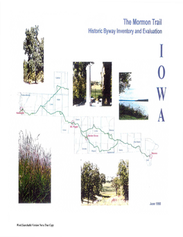 The Mormon Trail Historic Byway Inventory and Evaluation