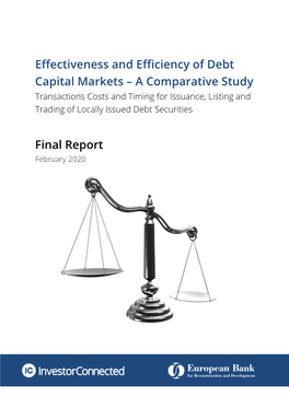 Effectiveness and Efficiency of Debt Capital Markets