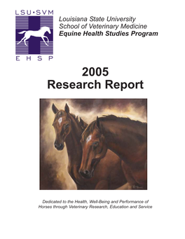 2005 EHSP Research Report