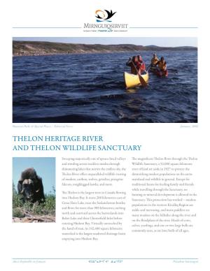 Thelon Heritage River and Thelon Wildlife Sanctuary
