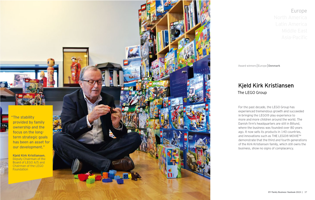 Kjeld Kirk Kristiansen the LEGO Group