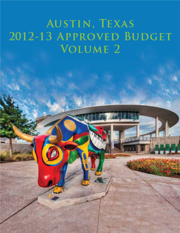 FY 2012-13 City of Austin Approved Budget Vol II