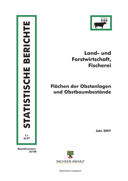 STATISTISCHE BERICHTE Jahr 2007 CI 5J/07