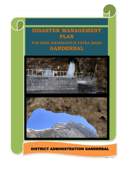 Disaster Management Plan Ganderbal