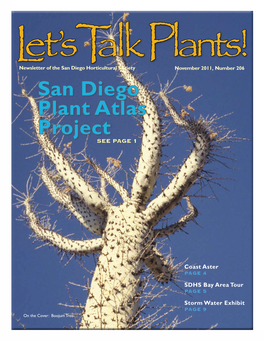 San Diego Plant Atlas Project” and Horticulturist of the Year Presentation
