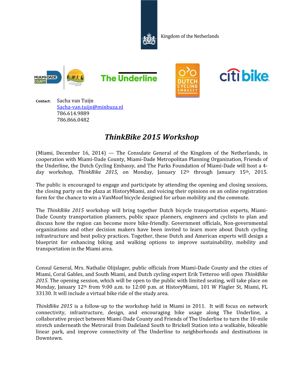 Thinkbike 2015 Workshop