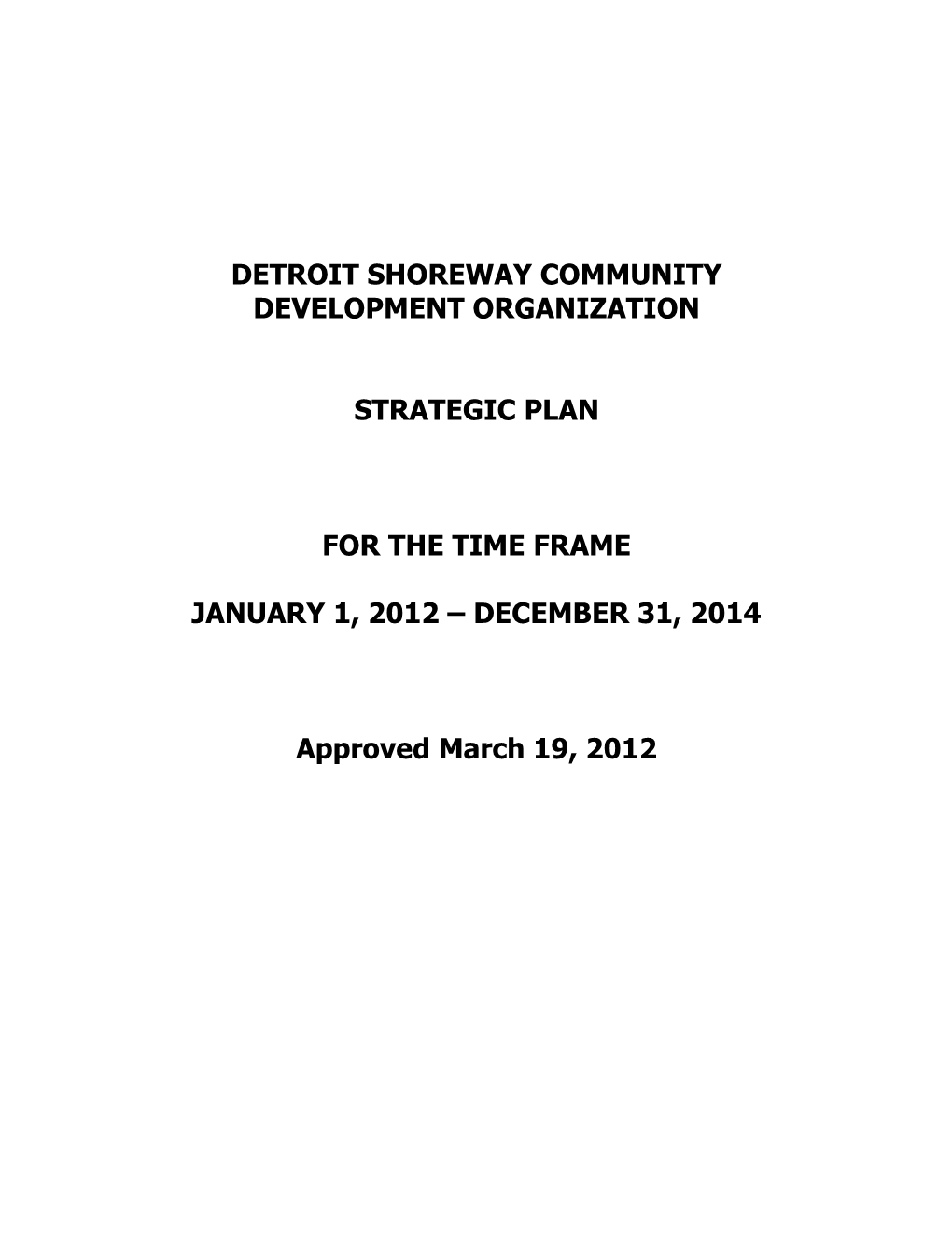 Detroit Shoreway Community