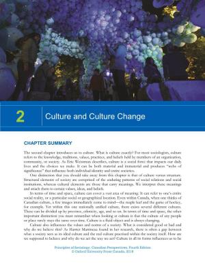 2 Culture and Culture Change