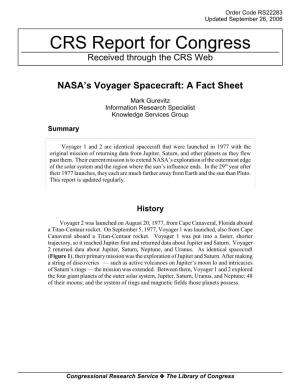 NASA's Voyager Spacecraft