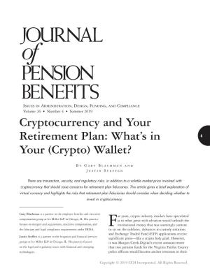 Cryptocurrency and Your Retirement Plan: What's in Your (Crypto) Wallet?