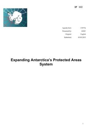 Expanding Antarctica's Protected Areas System