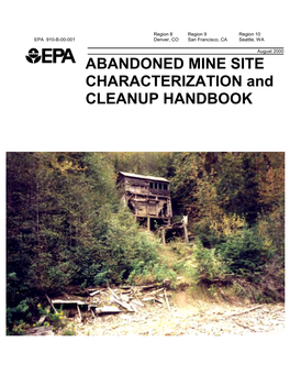 ABANDONED MINE SITE CHARACTERIZATION and CLEANUP HANDBOOK Reply to Attn Of: ECL-117