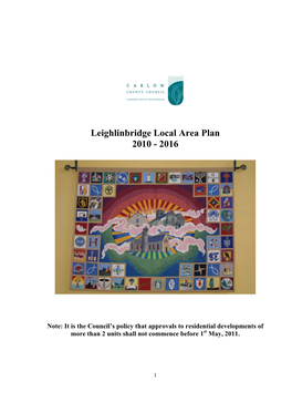 Leighlinbridge Local Area Plan 2010 - 2016