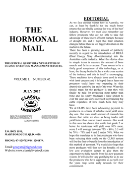 The Hormonal Mail
