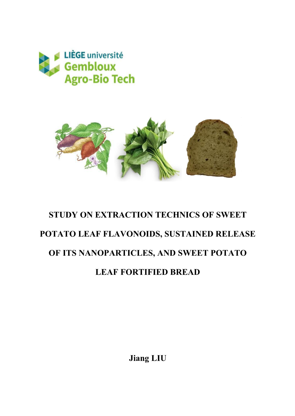 Study on Extraction Technics of Sweet Potato Leaf Flavonoids, Sustained Release of Its Nanoparticles, and Sweet Potato Lea F Fortified Bread