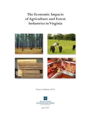 The Economic Impacts of Agriculture and Forest Industries in Virginia