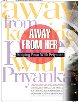 Keeping Pace with Priyanka