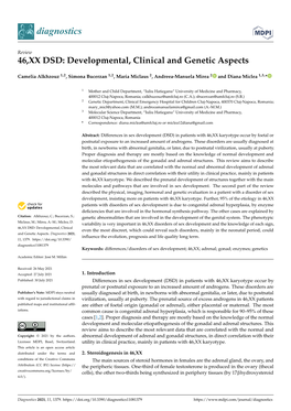 46,XX DSD: Developmental, Clinical and Genetic Aspects