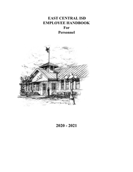 EAST CENTRAL ISD EMPLOYEE HANDBOOK for Personnel