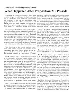 What Happened After Proposition 215 Passed?