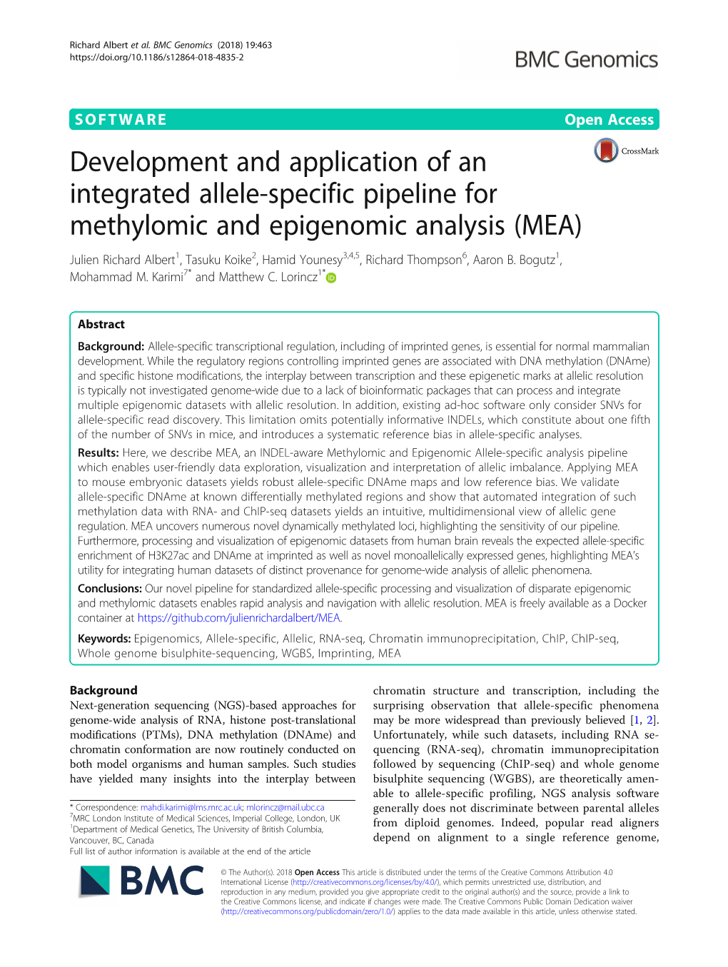Development and Application of an Integrated Allele-Specific Pipeline