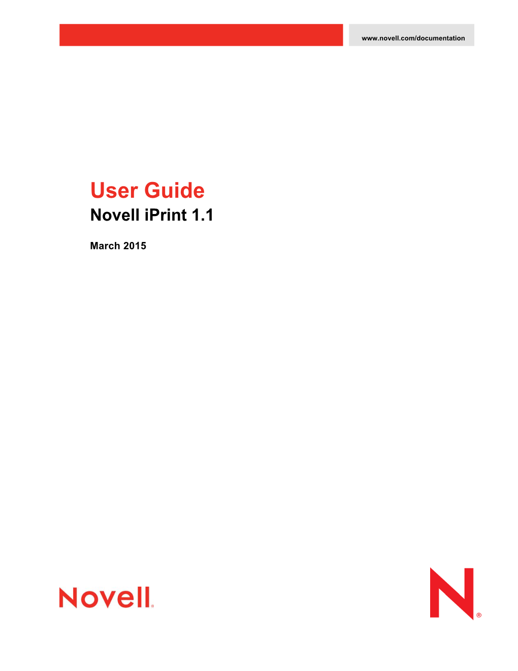 Novell Iprint 1.1 User Guide About This Guide
