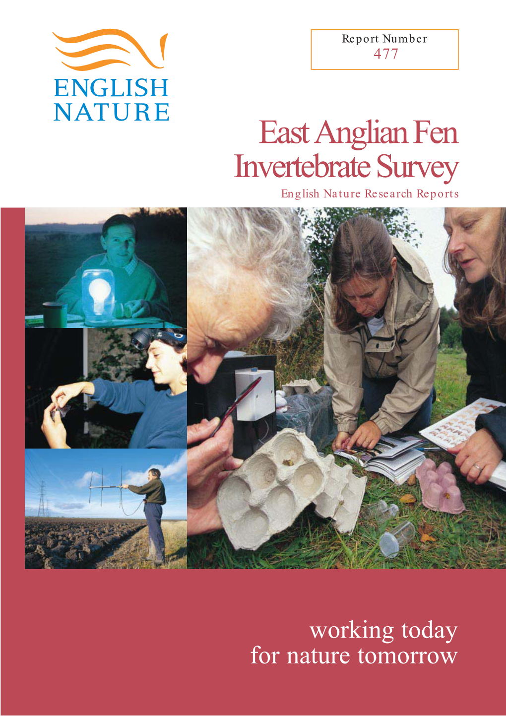East Anglian Fen Invertebrate Survey English Nature Research Reports