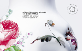 Berliner Philharmoniker Sir Simon Rattle Robert Schumann Symphonien 1–4